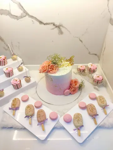 Milky nut cake
